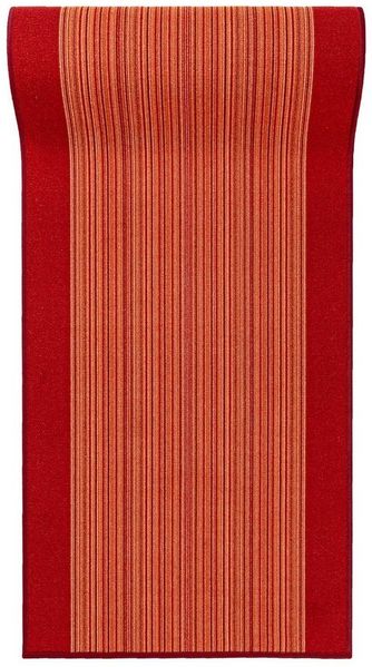 Mazovia Läufer Läufer Teppichläufer Brücke - Vorzimmer Küche - Terracotta Rost, 67 x 100 cm, Kurzflor, Rutschfest, Meterware, Verschiedene Größen