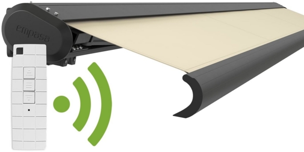 empasa Kassettenmarkise Vollkassettenmarkise "PROFI" Markise Kassettenmarkise elektrisch