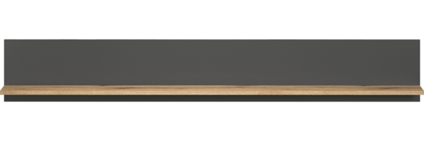 Wandboard Esteban in grau und Eiche Evoke 167 cm