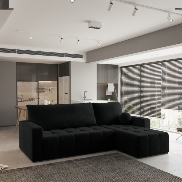 Masseno Ecksofa VOLIRA mit Schlaffunktion L-Form, Sofa mit Bettkasten