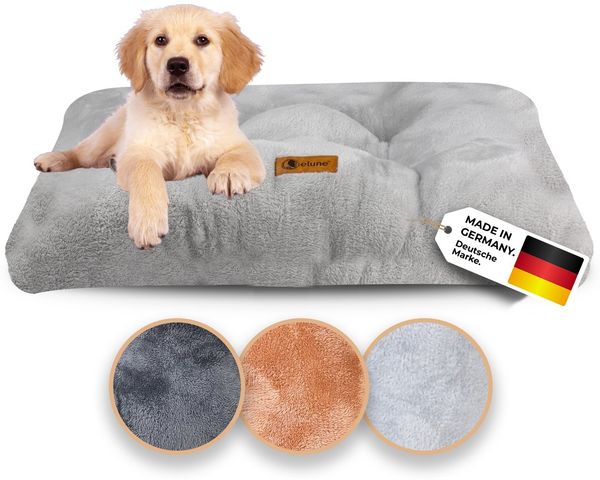 Belune Tierbett Deluxe - Flauschiges Kuschelbett Premium - waschbar, flauschiges Hundekissen, verschiedene Größen und Farben