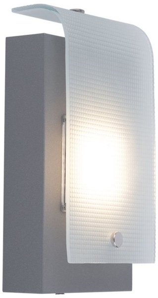LED Wandleuchte, verzinkt, Höhe 22,5 cm