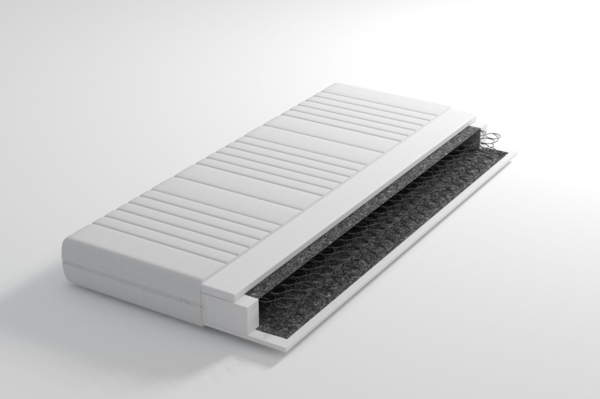 Polsterbett Doppelbett Bett AMADA 140x200cm Komplettset in Stoff Ditra Dunkelblau Bild 6