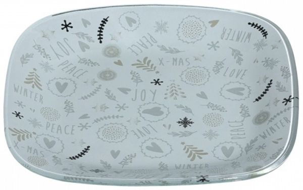 Leonardo Teller 32cm Neve X-mas icons
