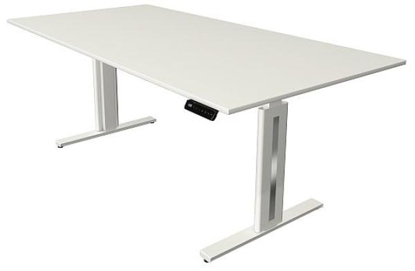 Kerkmann Move 3 fresh Schreibtisch Steh- und Sitztisch (B) 200 x (T) 100 cm grafit