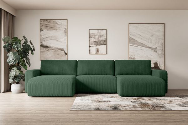 ALTDECOR Wohnlandschaft KLEEA-U, Couch mit Schlaffunktion, Wohnzimmer - Wohnlandschaft, Corner Sofa Bett Eckcouch Couch L-Form Schlafcouch Ausziehbar