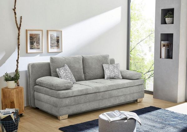 Jockenhöfer Gruppe Schlafsofa Lincoln, mit Bettfunktion und Bettkasten, als Dauerschläfer geeignet