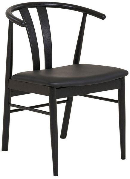 ebuy24 Esszimmerstuhl 2er Set Artenara Esszimmerstuhl Schwarz.