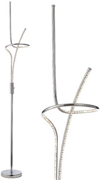 SMD LED Stehlampe, Chrom, Schalter, IP20