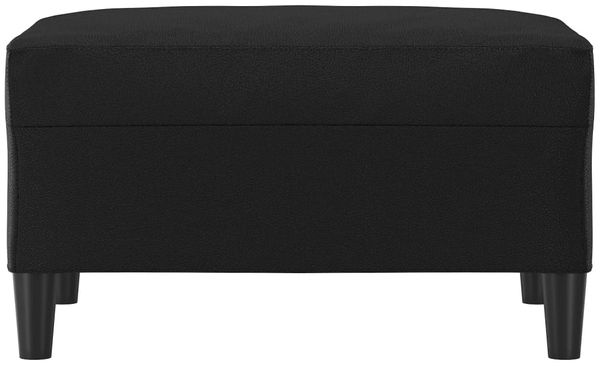 vidaXL Fußhocker Schwarz 70x55x41 cm Kunstleder 349311 Bild 3