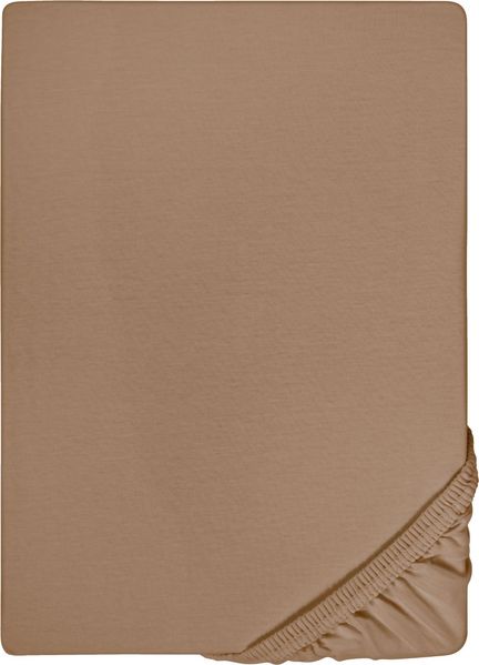 biberna Feinjersey-Spannbetttuch 0077144, macchiato, 1x 90x190 cm - 100x200 cm Bild 5