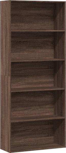 vidaXL Bücherregal Braun Eichen-Optik 80x30x189 cm Holzwerkstoff 3314675