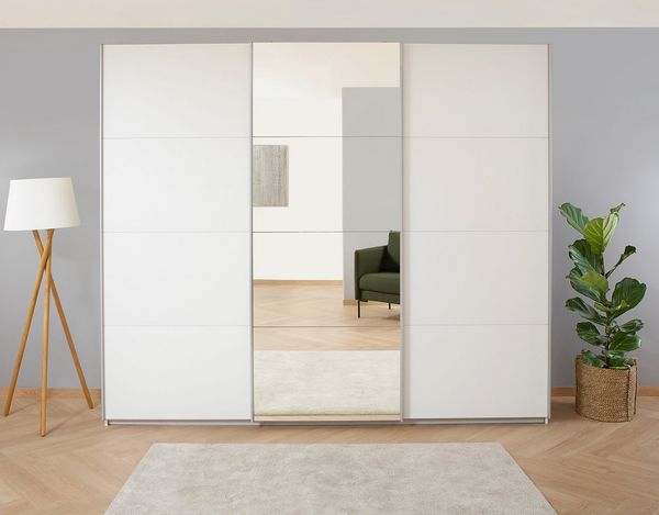 rauch Kleiderschrank Mehrzweckschrank Aktenschrank Möbel Mietswohnung Schlafzimmer KOLUNA (3 Ausstattungen BASIC/CLASSIC/PREMIUM (inkl. SOFT-CLOSE-FUNKTION) Breiten 203/271/315/360 cm Höhen 210/229 mit Spiegel MADE IN GERMANY