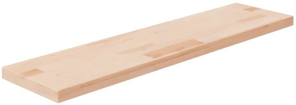 vidaXL Regalboden 80x20x2,5 cm Unbehandeltes Massivholz Eiche 342936