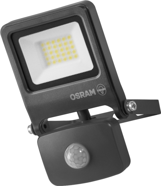 Osram Außenleuchte Endura Flood Bewegungsmelder 20W PCR dunkelgrau warmweiß