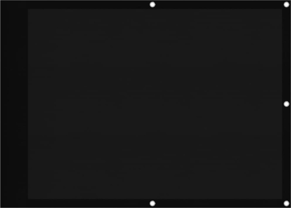 vidaXL Balkon-Sichtschutz Schwarz 75x800 cm 100 % Polyester-Oxford 4000362