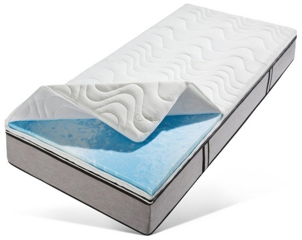 Beco, Topper Greenfirst Soft, 8 cm hoch, Gelschaum, Topper in 90x200 cm und diversen Größen, Matratzentopper mit Gelschaum Bild 4