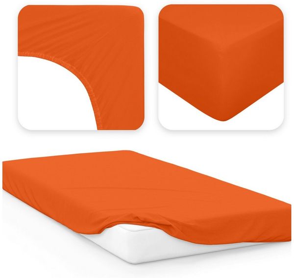 Jacobson Spannbettlaken BOXSPRING & ÜBERLÄNGE aus 100% Baumwolle, für hohe & lange Matratzen, Jersey Bettlaken 160 g/m², OEKO-TEX®