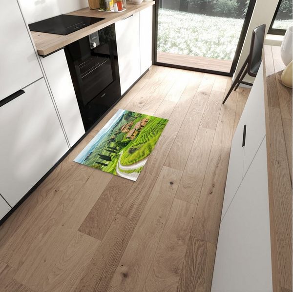 Primedeco Teppich Küchenteppich Landschaft Italien PVC rutschfest abwaschbar Läufer, Rechteckig, Höhe: 3 mm, Pflegeleicht & Wasserabweisend