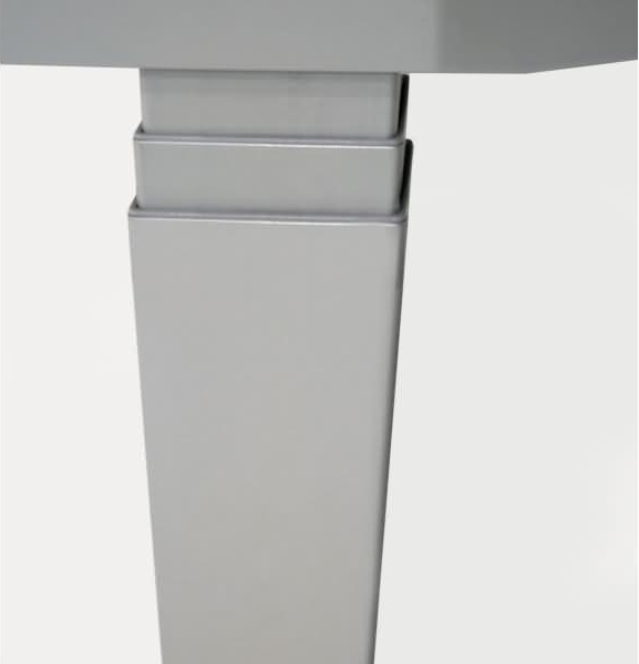 Kerkmann Schreibtisch Sitz-Stehtisch Move 4 silber 180x80x64-129cm elektr. höhenverstellbar lichtgrau Bild 3