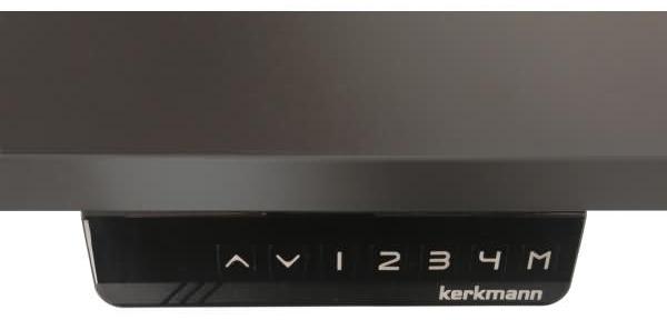 Kerkmann Schreibtisch Sitz-Stehtisch Move 4 silber 180x80x64-129cm elektr. höhenverstellbar lichtgrau Bild 2