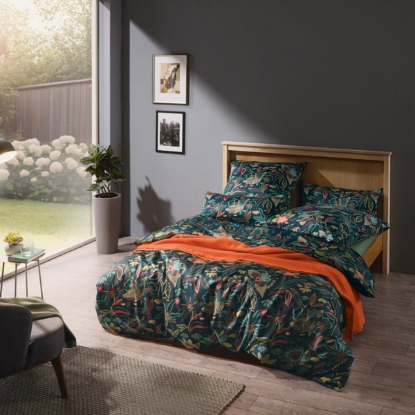 REDBEST Bettwäsche Bettwäsche, Mako-Satin, Satin Blumen Bild 2