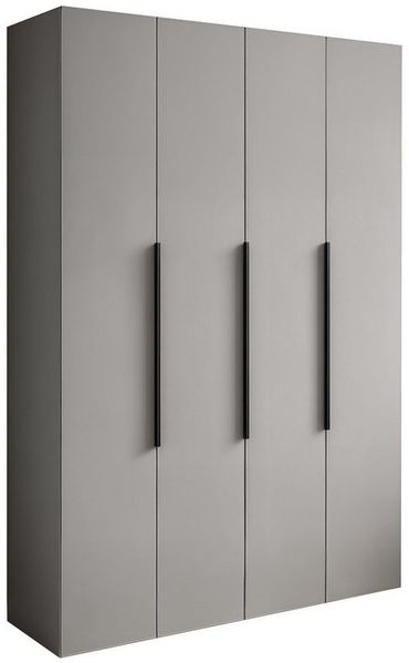 MOEBLO Drehtürenschrank Serena (Modernes, minimalistisches Design mit Vierflügeligen Türen, geräumiger Kleiderstange, mehreren Einlegeböden und robusten Materialien – Perfekt für Schlafzimmer, Garderobe oder Flur Kleiderschrank Schrank Garderobe Schlaf... Bild 2