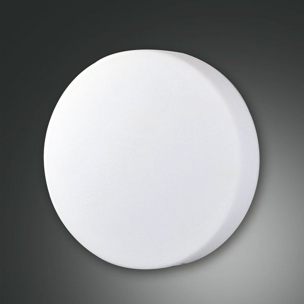Graff Runde Klassische LED Wand- und Deckenleuchte in Weiß Fabas Luce, 30cm
