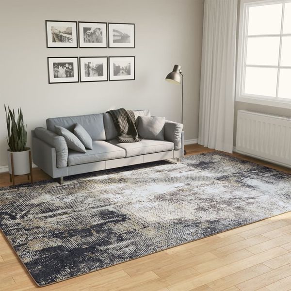 vidaXL Teppich Waschbar Mehrfarbig 190x300 cm 136595