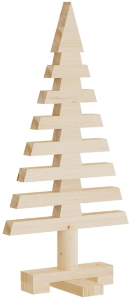 vidaXL Weihnachtsbäume für Dekorationen 3 Stk. Massivholz Kiefer 3200672 Bild 2