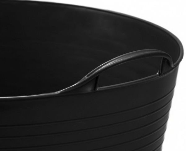ONDIS24 Wäschekorb Tragekorb Flexi Tub 40L, Spielzeug Eimer Kinderzimmer, Wäschekorb, Flexibler Kunststoff, Garten Kübel