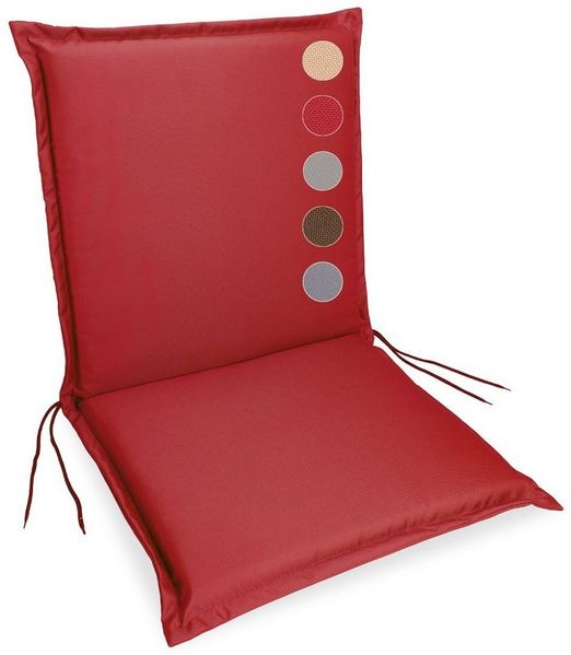 sunnypillow Liegenauflage Niedriglehner Auflage Gartenstuhlauflage, 100 x 50, extra dick 9cm