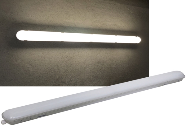 Wand-& Deckenleuchte "HP-63" IP65, 150cm 56W, 4000k, neutralweiß, 6600 Lumen