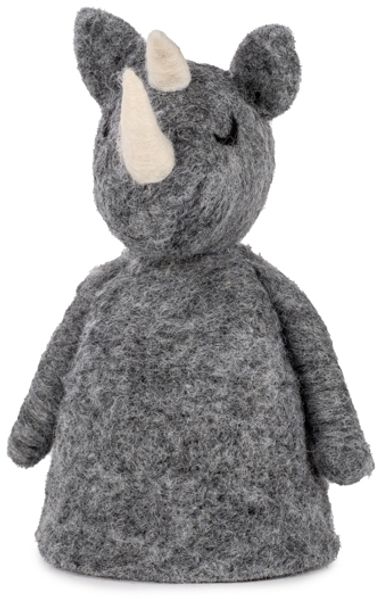 Eierwärmer aus Filz Nashorn