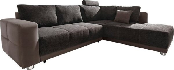 Jockenhöfer Gruppe Ecksofa Orlando L-Form, mit Bettfunktion, Bettkasten und Federkern, mit 1 oder 3 Kopfstützen Bild 4