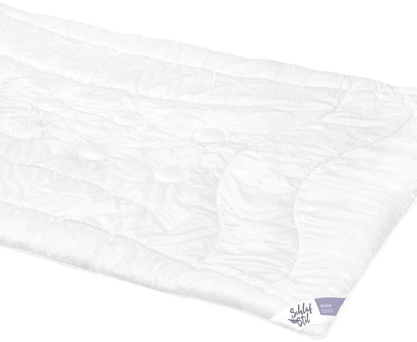 Schlafstil Faserdecke mono F400 medium, Füllung: 100% 3D Markenfaser|240x220 cm