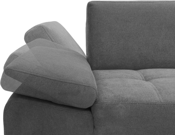 DOMO Collection Capelo FK, Ecksofa mit Schlaffunktion, mit Armlehnfunktion, Federkern, Microfaser senf, 297 x 160 cm Bild 10