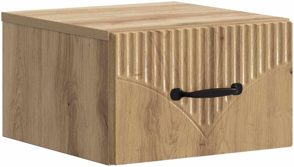 vidaXL Wandmontierter Nachttisch Artisan-Eiche 34,5 x 33 x 20 cm 898953
