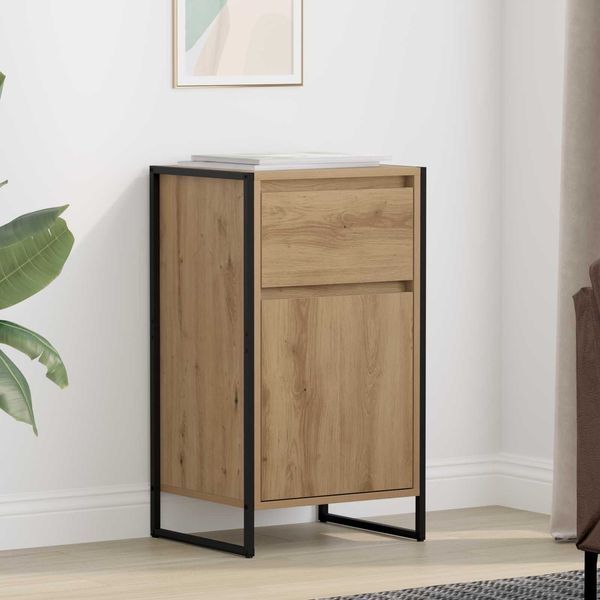 vidaXL Sideboard Kunsthandwerk Eiche 43 x 36 x 75,5 cm Holzwerkstoff 886587