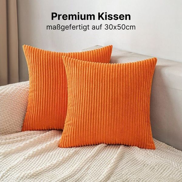 LIVINA HOME Kissenbezug Premium Kissenbezüge, Dekokissen Couchkissen Sofakissen, Kissenhülle, (2 Stück), Kuschelkissen Zierkissen, Kissen Bezug Set, Valentinstag Geschenk