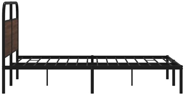 vidaXL Bettgestell ohne Matratze 140x190 cm Braun Eichen-Optik 4100307 Bild 6