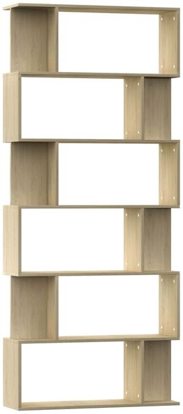 Bücherregal | Standregal Sonoma-Eiche 80x24x192 cm Holzwerkstoff