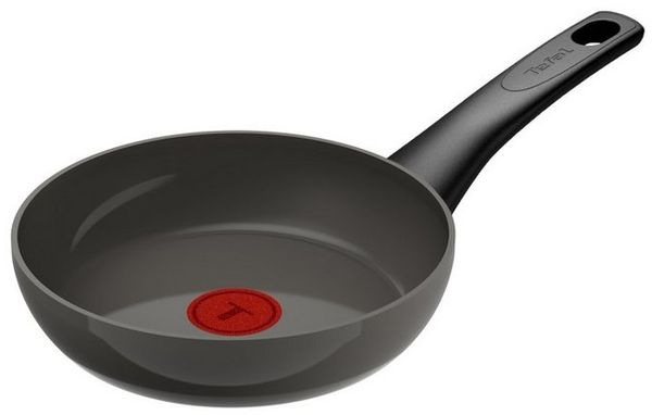 Tefal Bratpfanne Renewal, Aluminium (1-tlg), Keramikbeschichtung, 100% recycelter Aluminiumkörper, Thermo-Signal
