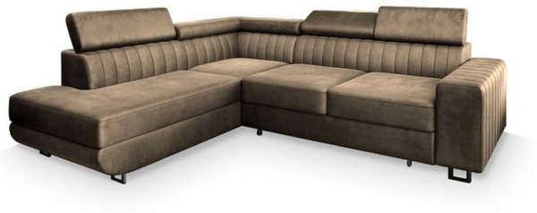 Masseno Ecksofa NOLA mit Schlaffunktion L-Form, Sofa mit Bettkasten Bild 4