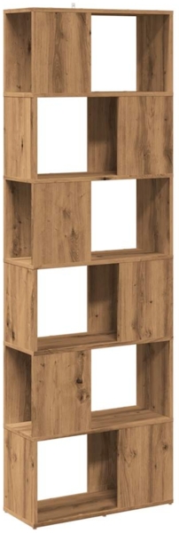 vidaXL Bücherregal/Raumteiler Artisan-Eiche 60x24x186 cm 856731