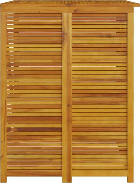 vidaXL Mülltonnenbox für 2 Tonnen 140x89x117 cm Massivholz Akazie 3155239 Bild 6