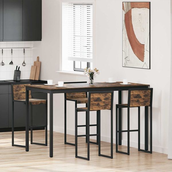 Stehtisch, Bartisch Holzwerkstoff 180 x 90 x 105 cm
