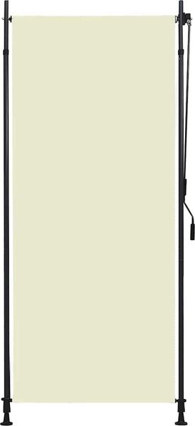 Außenrollo | Balkonrollo | Senkrechtmarkise 100 x 270 cm Creme