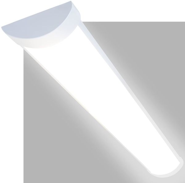 ZMH LED Deckenleuchte 120CM Deckenlampe Flach - 36W Küchenlampe Werkstattlampe Röhre Feuchtramleuchte 4000K Neturalweiß Kellerlampe Lang 180° Abstrahlwinkel für Wohnzimmer Büro Küche Garage Flur