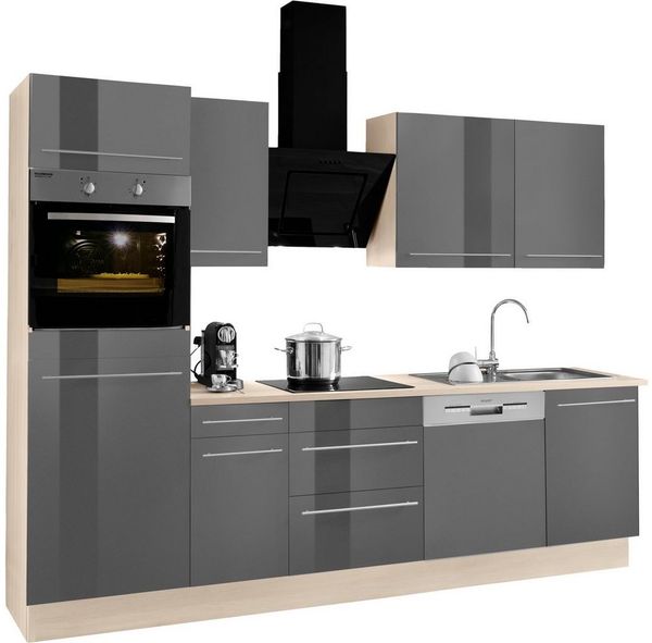 OPTIFIT Küchenzeile Bern, Breite 270 cm, wahlweise mit E-Geräten